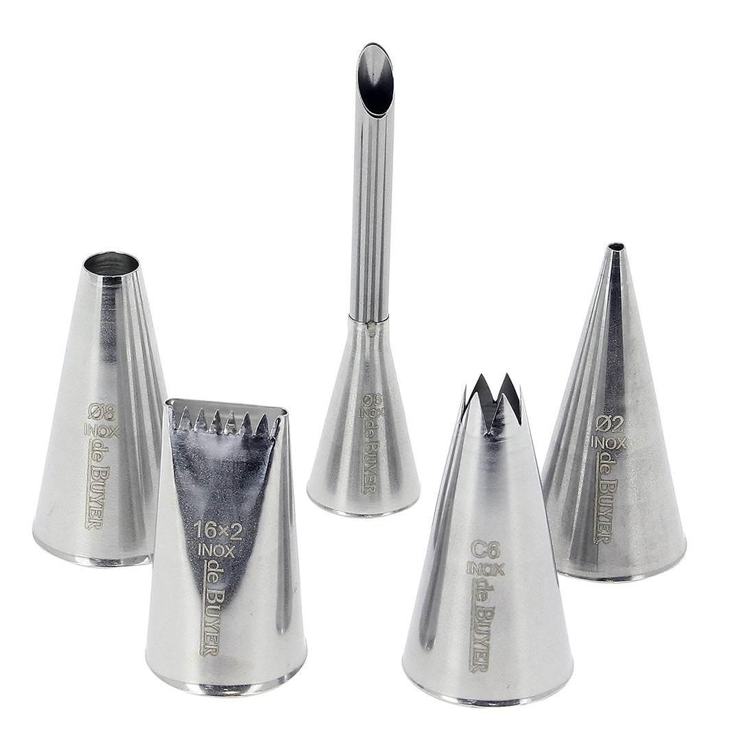 Set of 26 Small Pastry Decor Tips