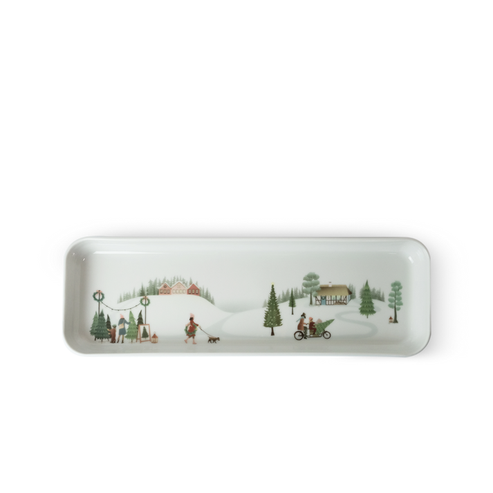 Winter Décor Plisse Tapas 14 x 4.5"