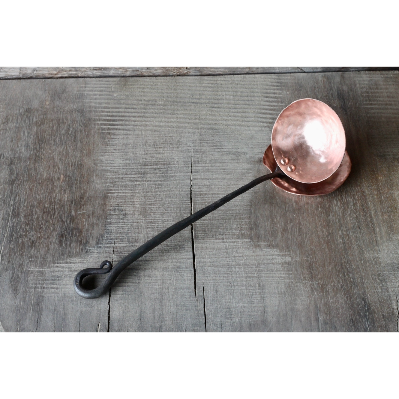 Copper and Steel Ladle - Reverse Curl