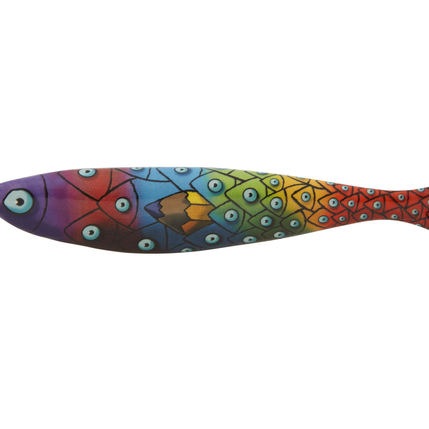 Bordello Sardine - Fish's Art, design rainbow scales in the style if fish heads.