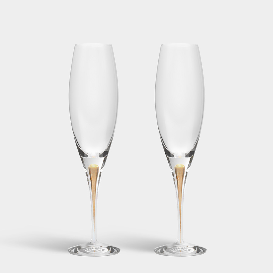 Intermezzo Gold - Champagne (Set of 2)