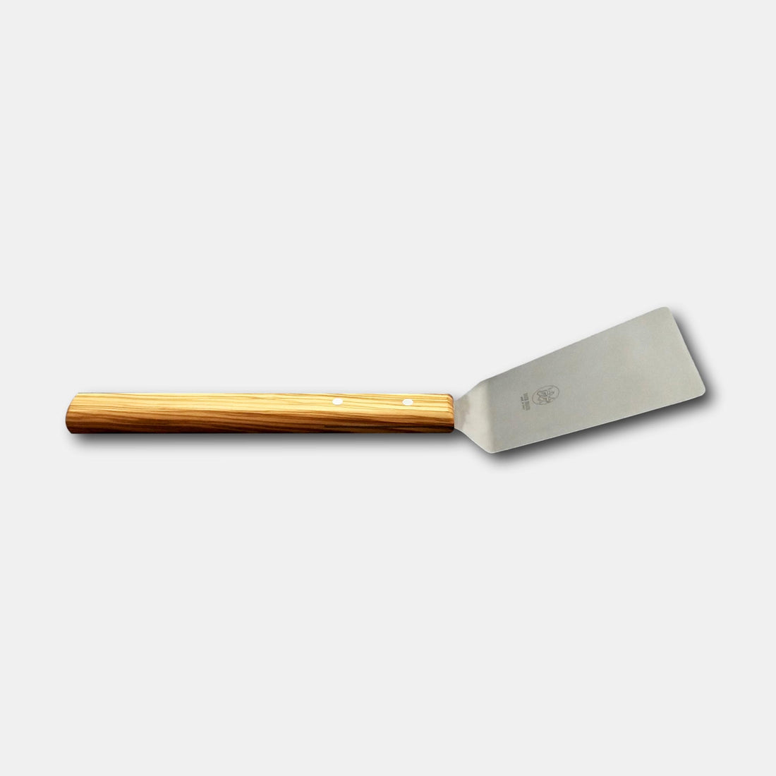 Wide BBQ Spatual with Solid Olive Wood Handle