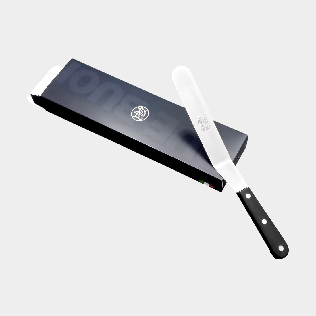 Offset Icing Spatula - Black Technical Polymer Handle
