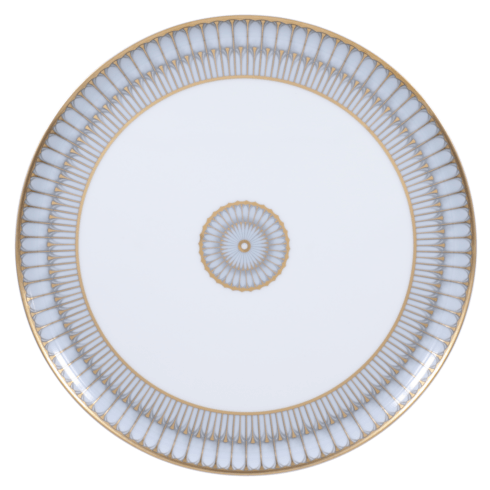 Arcades Grey & Gold - Round Cake Platter