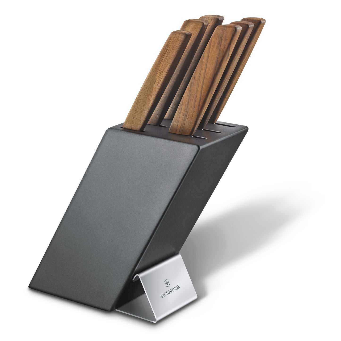 Swiss Modern Knife Block, 6 Pieces