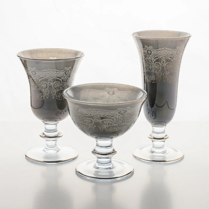 Rialto Borghese Etched Compote