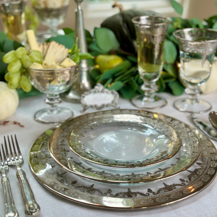 Vetro Platinum Dinnerware Collection