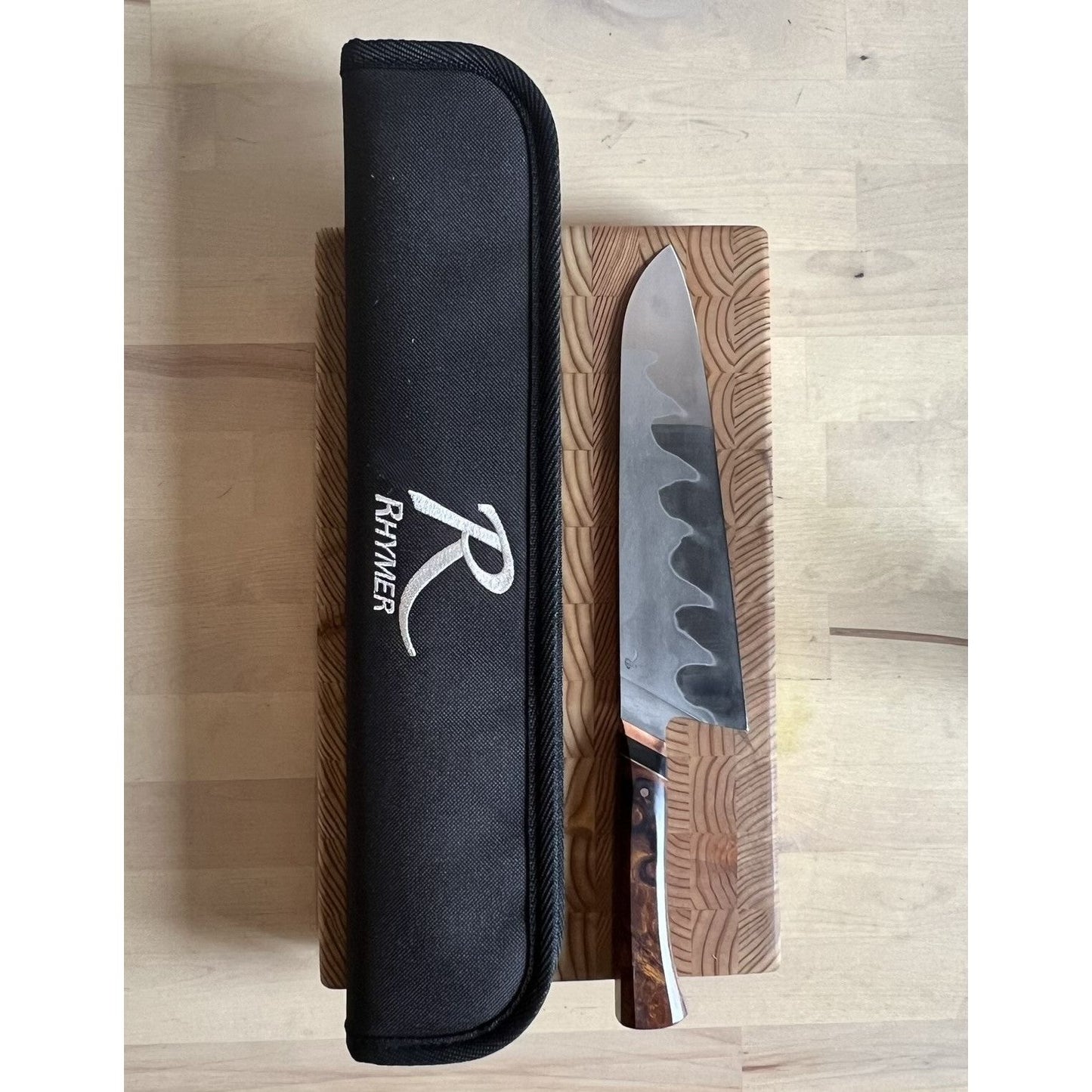 Carbon Steel Hamon Series Chef's Knife - 8.25" - 26C3 - Spicy White Steel