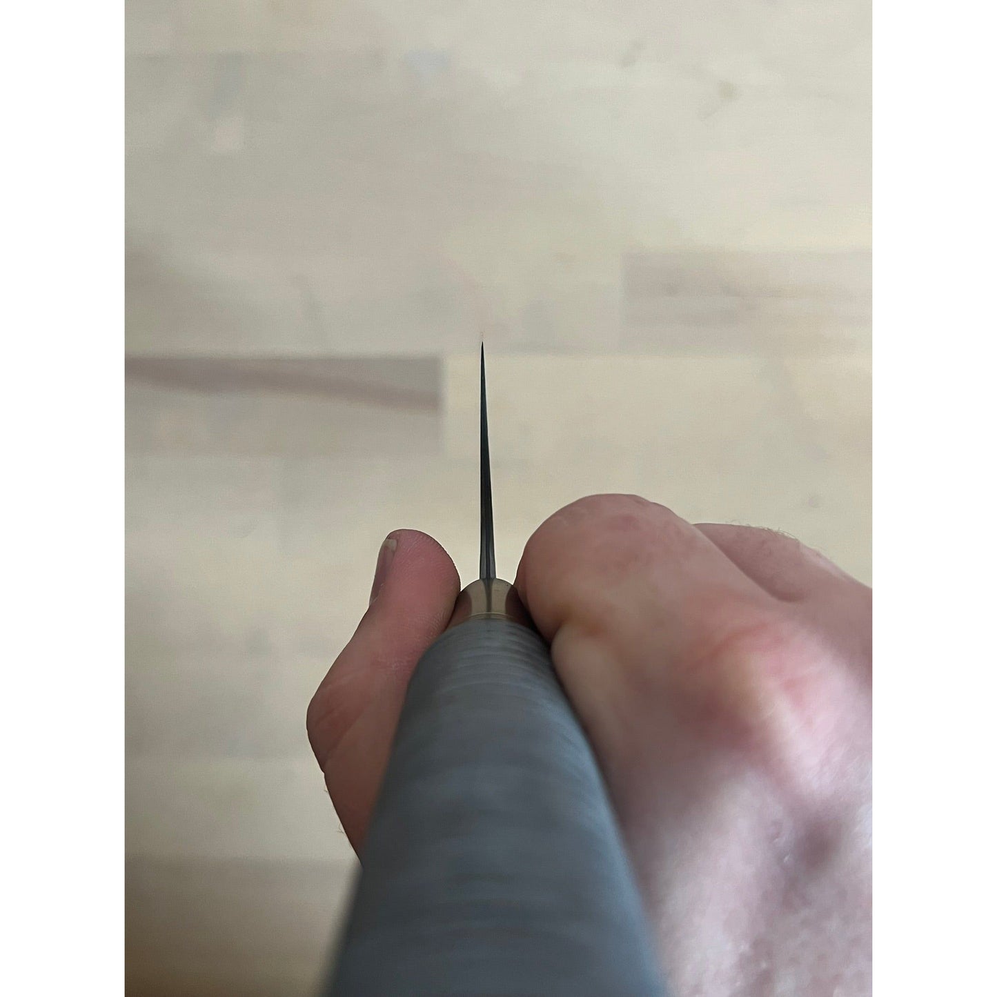 Primeaux 8.5" Chef - Damascus Blade - Farmhouse Ripple Handle