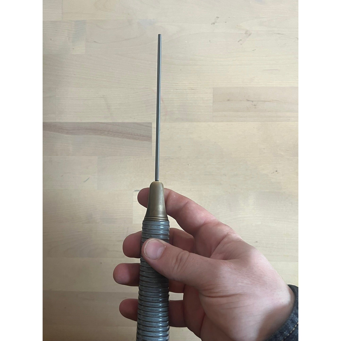 Primeaux 4.5" Mini Cleaver - Damascus Blade - Farmhouse Ripple Handle