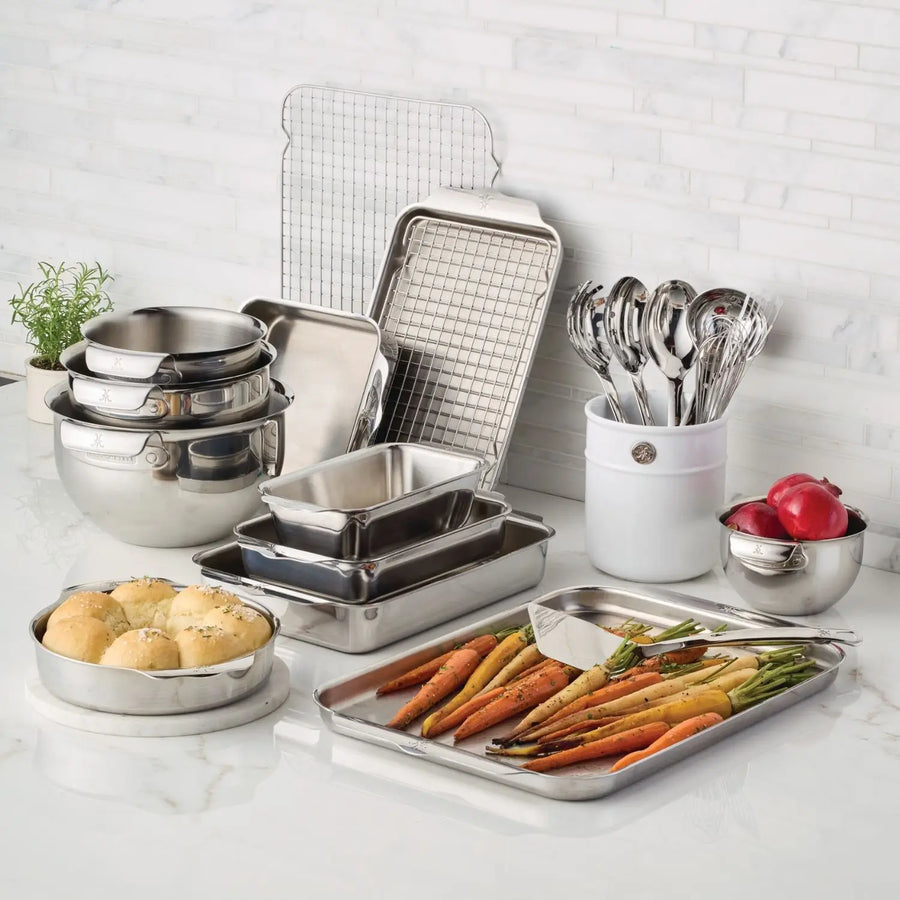 Provisions - OvenBond Tri-ply Epicurean Stainless Steel 21-Piece Set