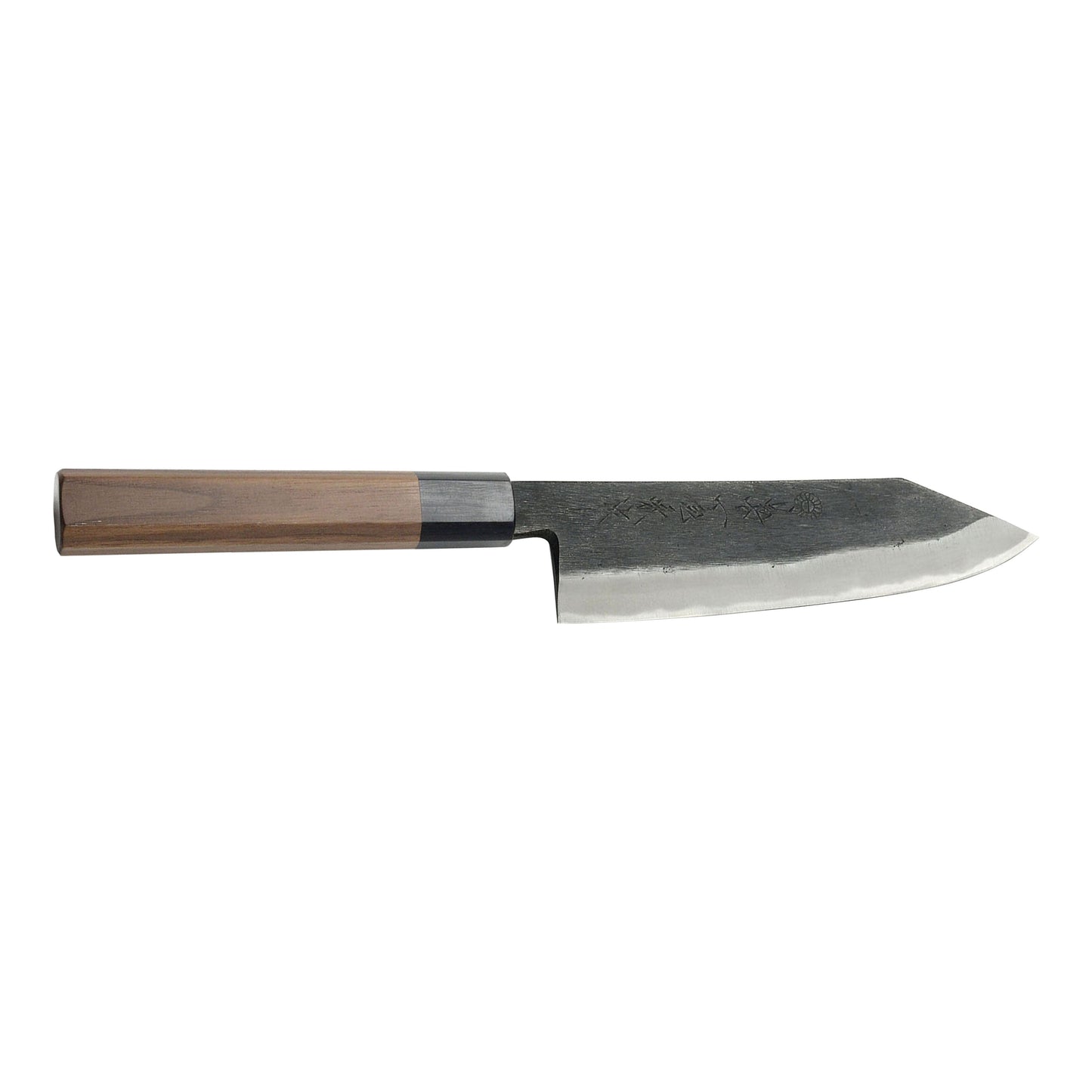 Kuro Kurouchi Carbon Steel Clad Santoku