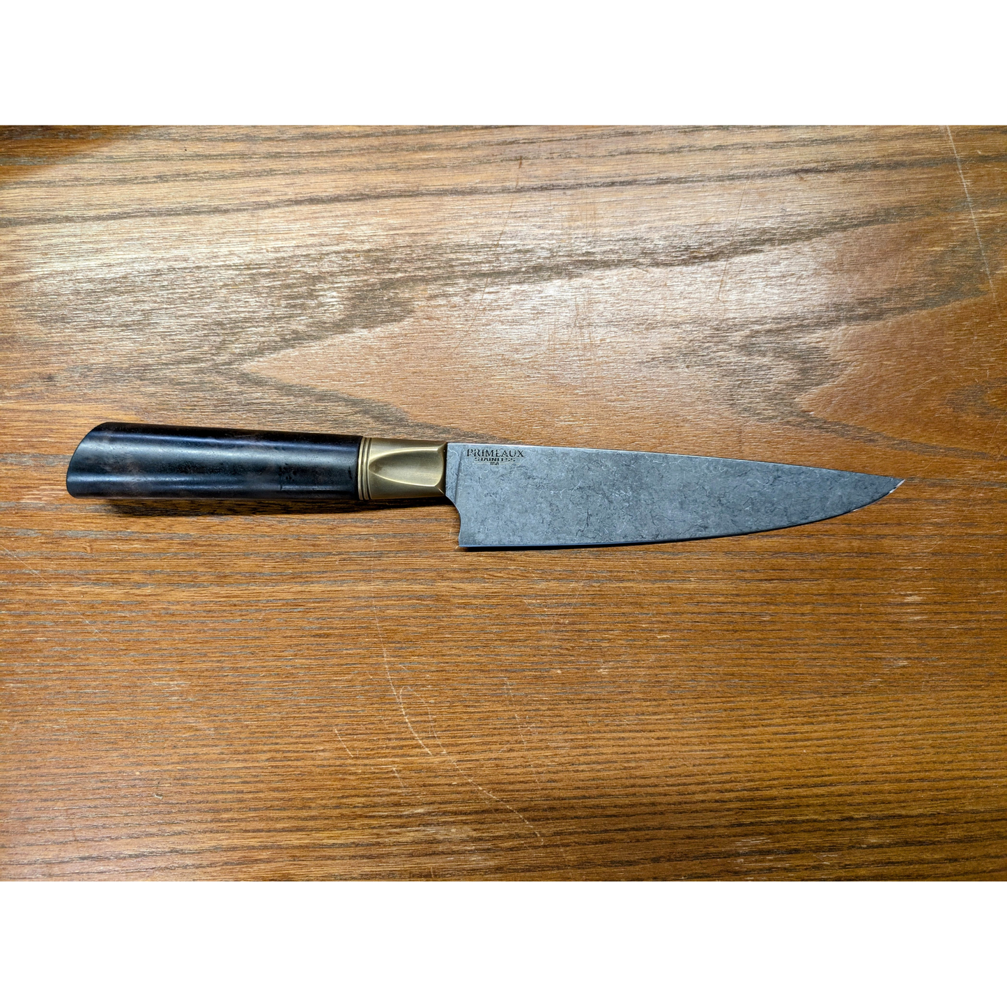 Primeaux Stonewashed Petty with Claro Walnut Handle