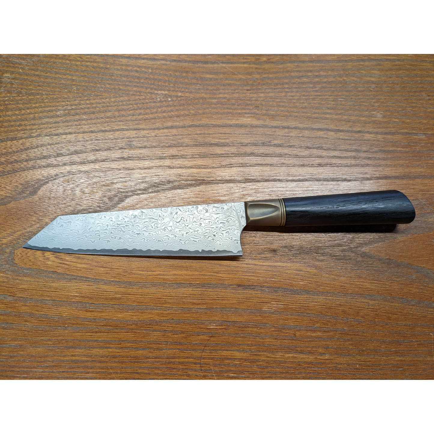 Primeaux Damascus K-tip with Bog Oak Handle