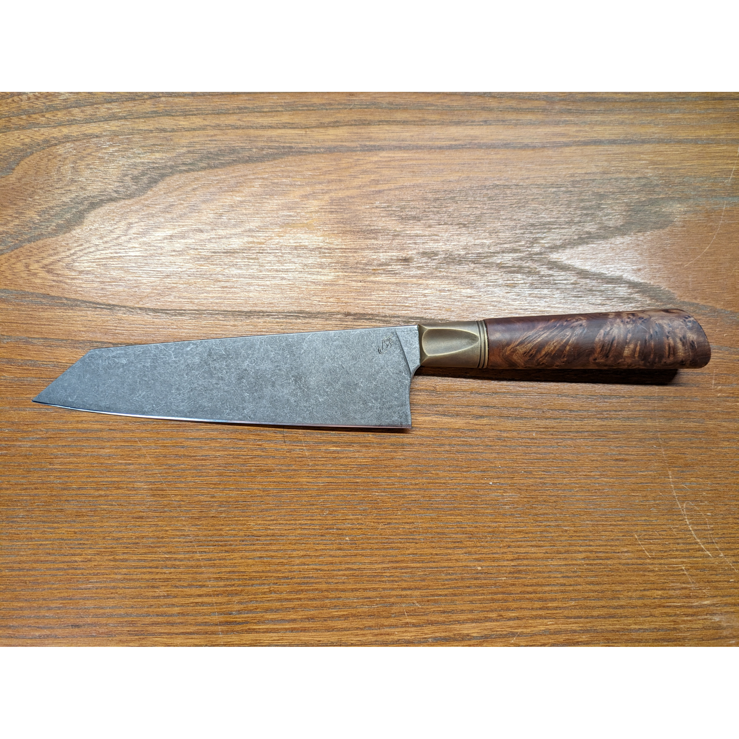 Primeaux Stonewash K-tip with Thuya Burl Handle