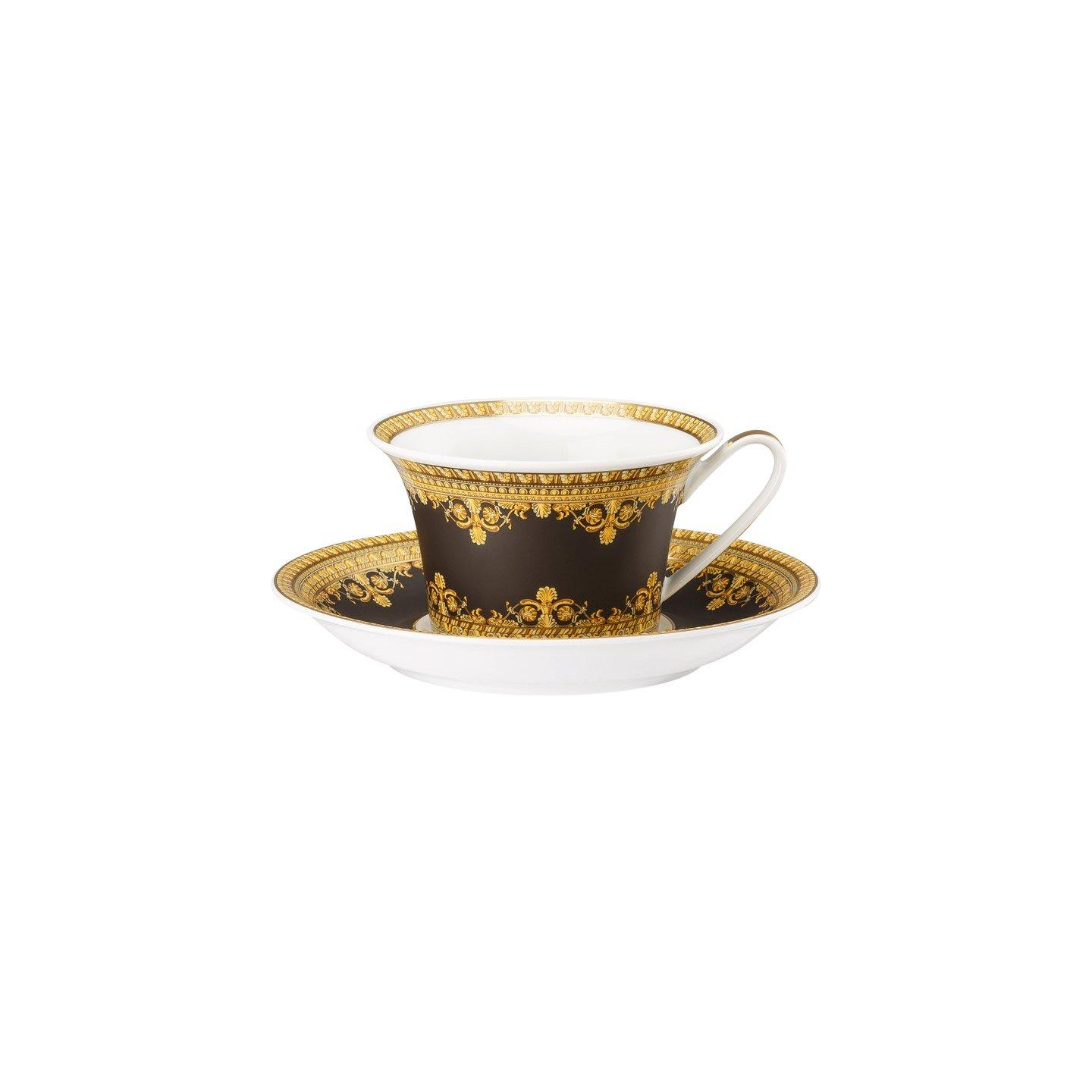 I Love Baroque Nero Tea Cup & Saucer