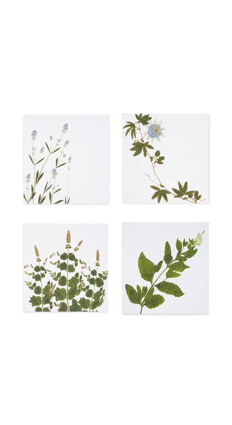 Napkins - S&B 'Tisane' Herb (set of 4)