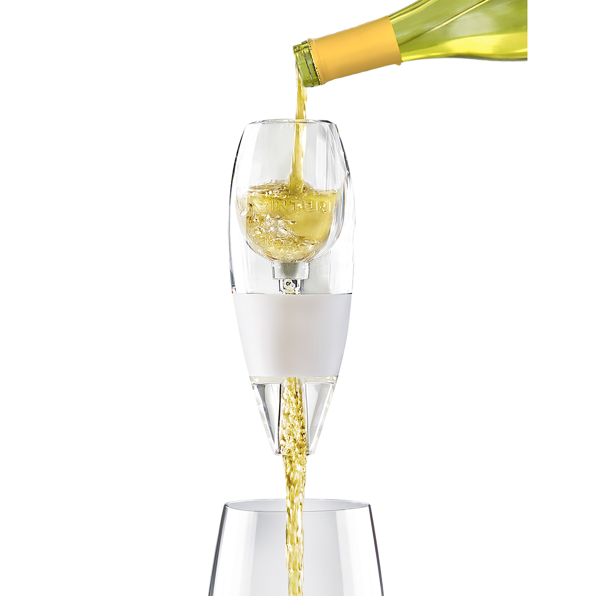 White Wine Aerator - Pourer with Base