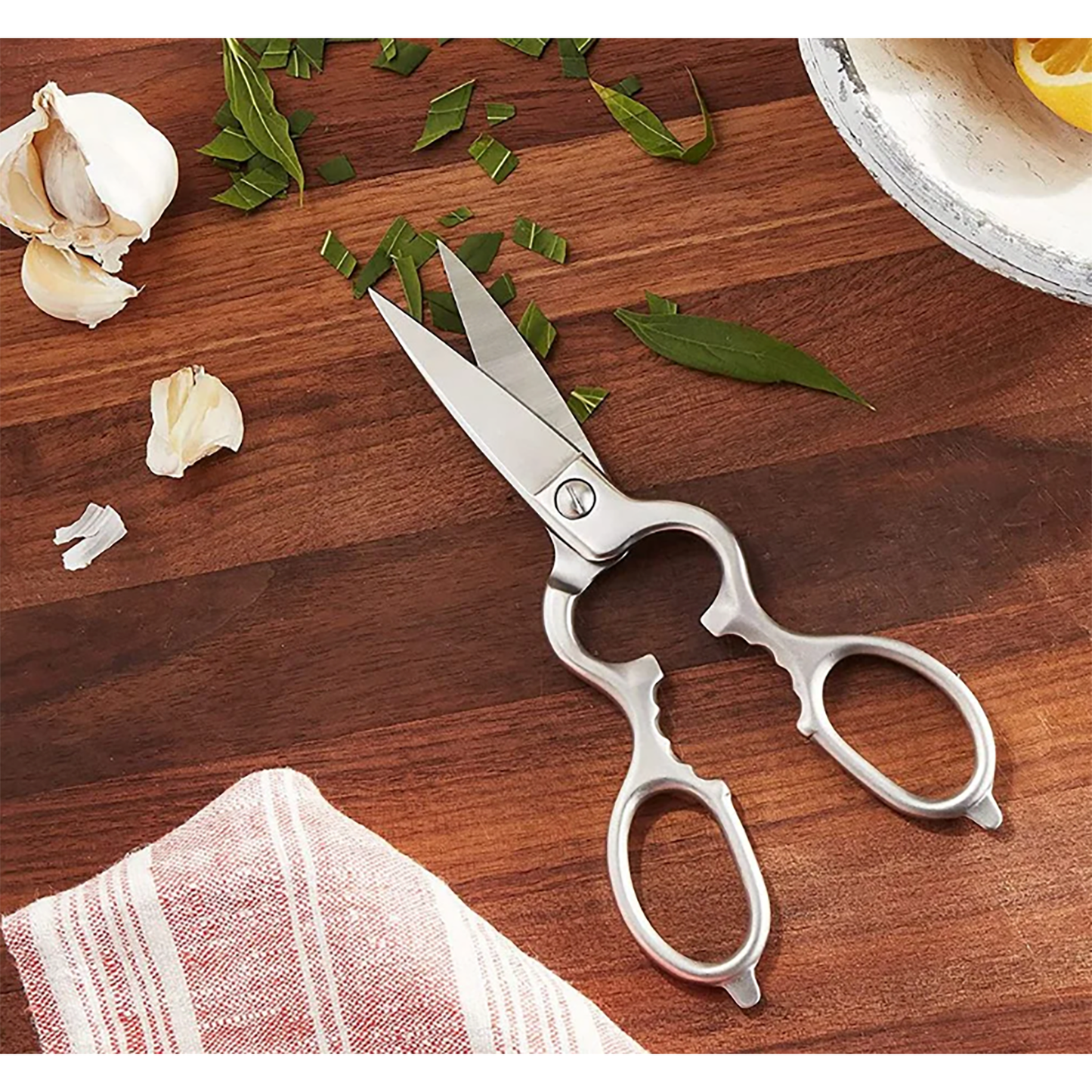 8 1/2" Come-Apart Kitchen Shears, Stainless-Steel