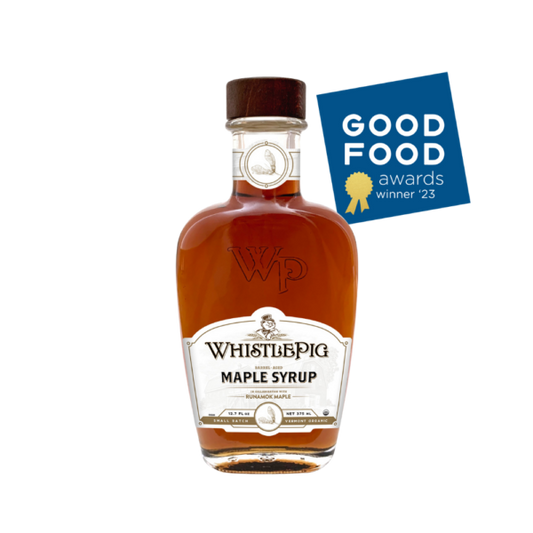 Organic WhistlePig Rye Whiskey Barrel-Aged Maple Syrup