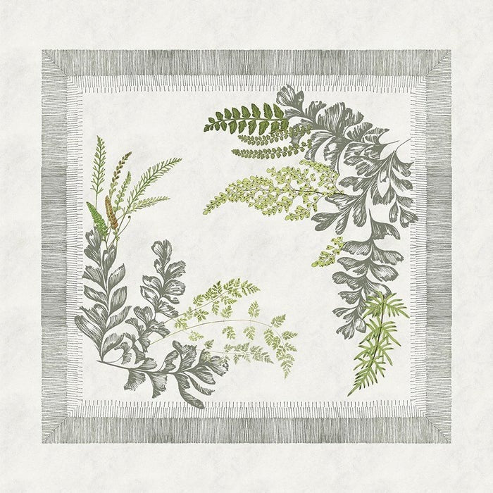 Napkin - Bouquet De Fougeres Bouleau