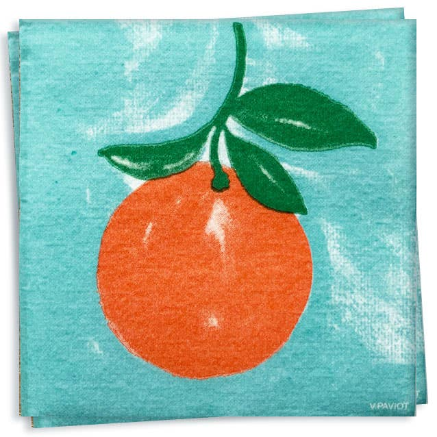 Paper Cocktail Napkins - Orange Amere