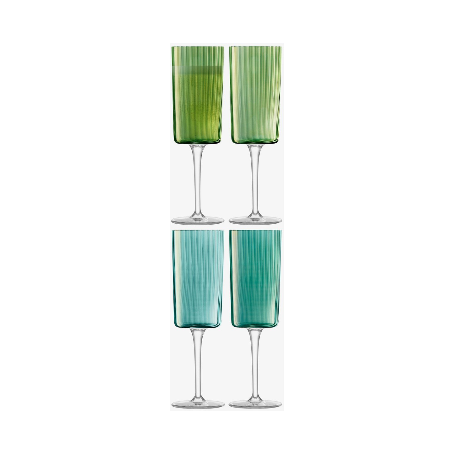 GEMS Champagne Flutes