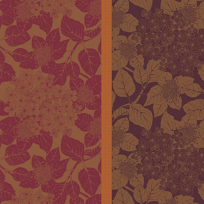 Hortensias Rouille Jacquard Napkin - Set of 4
