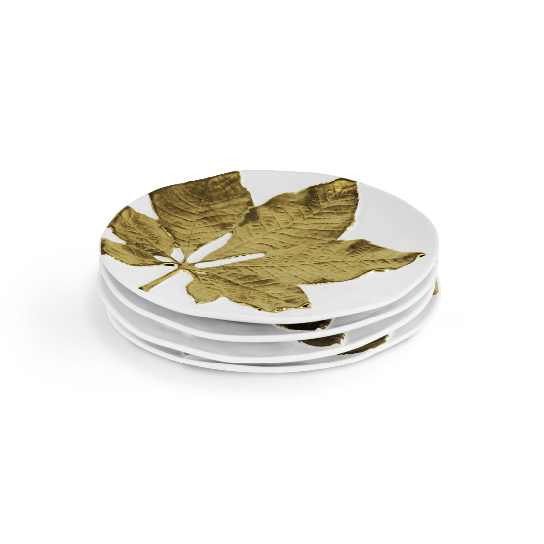 Chestnut Leaf - Salad Plates (set of 4)
