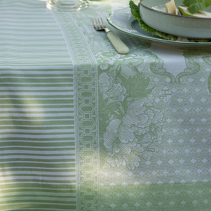 Tablecloth - Promenad Imperia Green Cotton