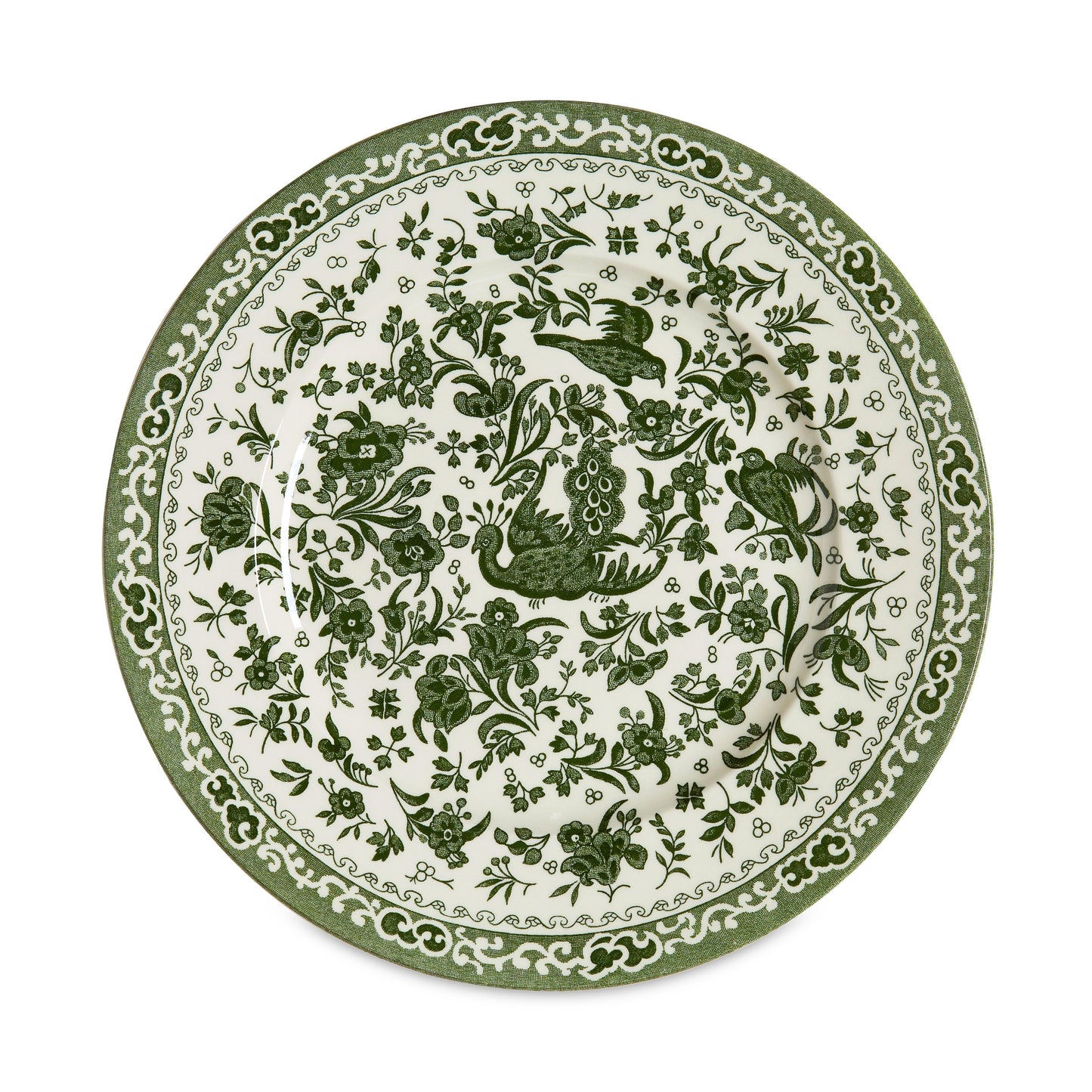 Green Regal Peacock Medium Plate