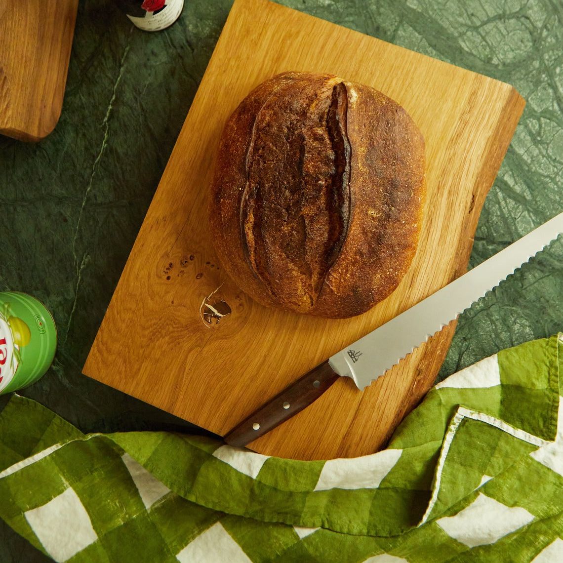 Green Gingham - Tea Towel