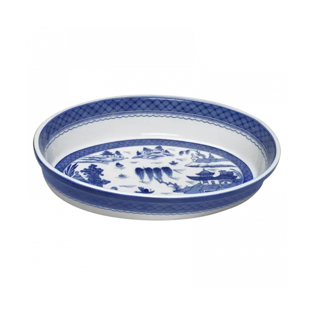 Blue Canton - Oval Baker