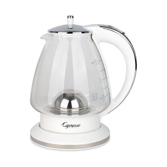 H20 Glass Rapid-Boil Kettle White