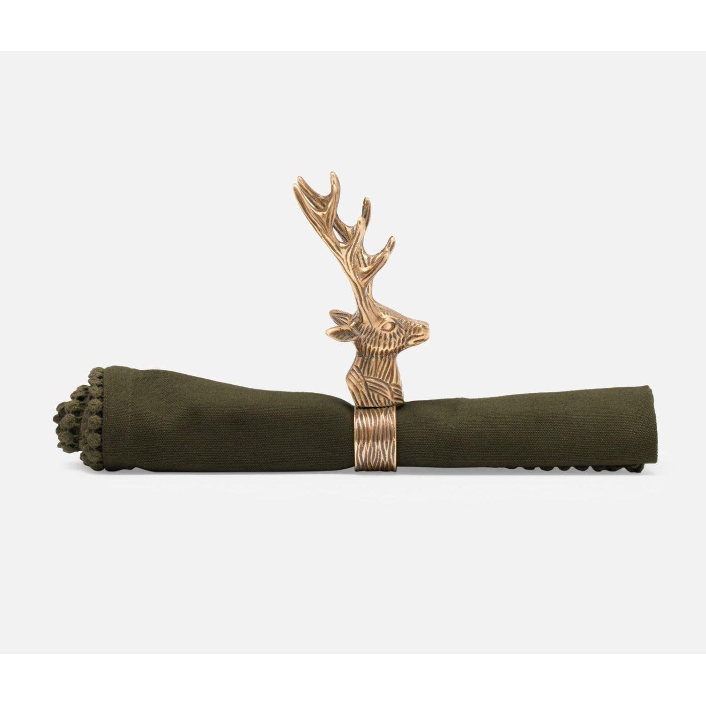 Napkin Rings - Antique Brass