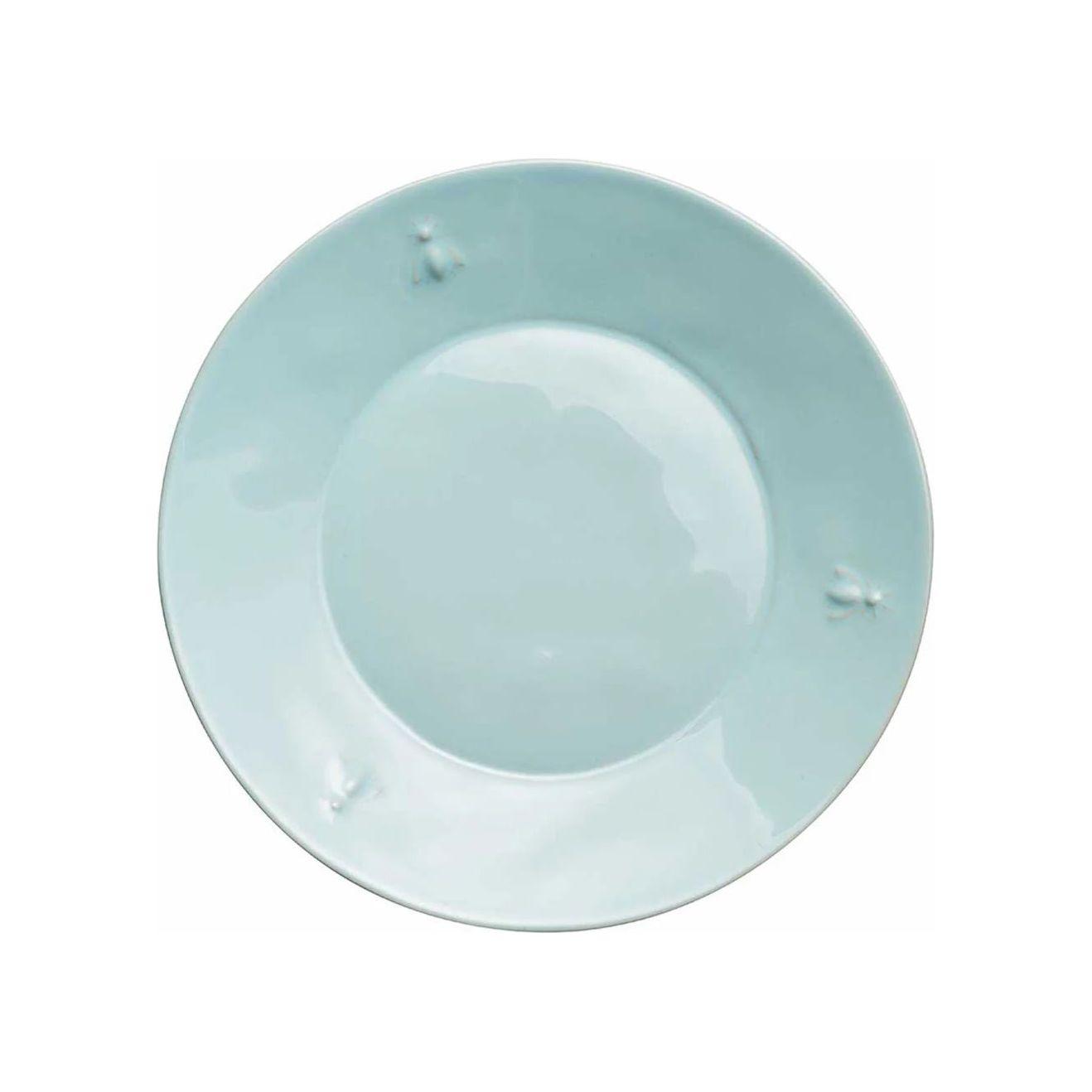 Bee Ceramic Dessert Plate - Bleu