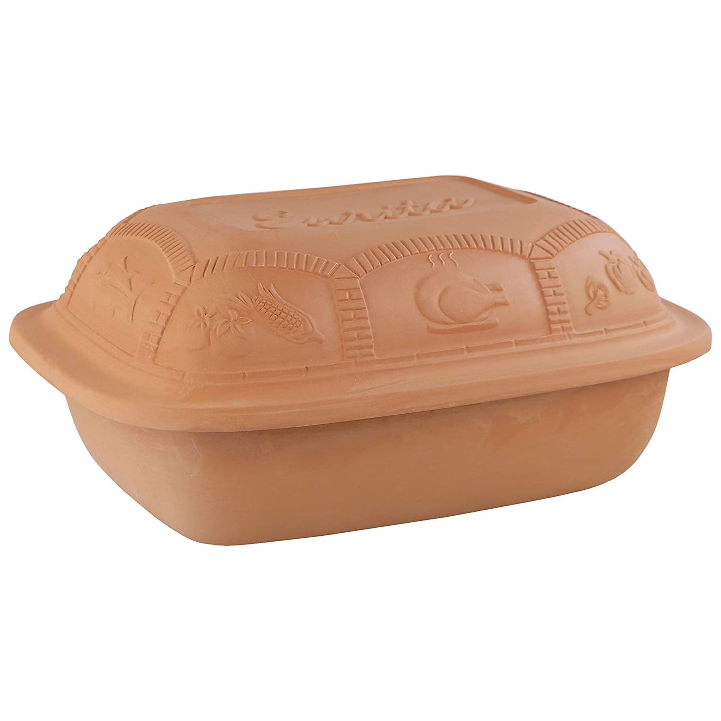 Eurita Clay Cooking Pot and Roaster - 6.25 Quart