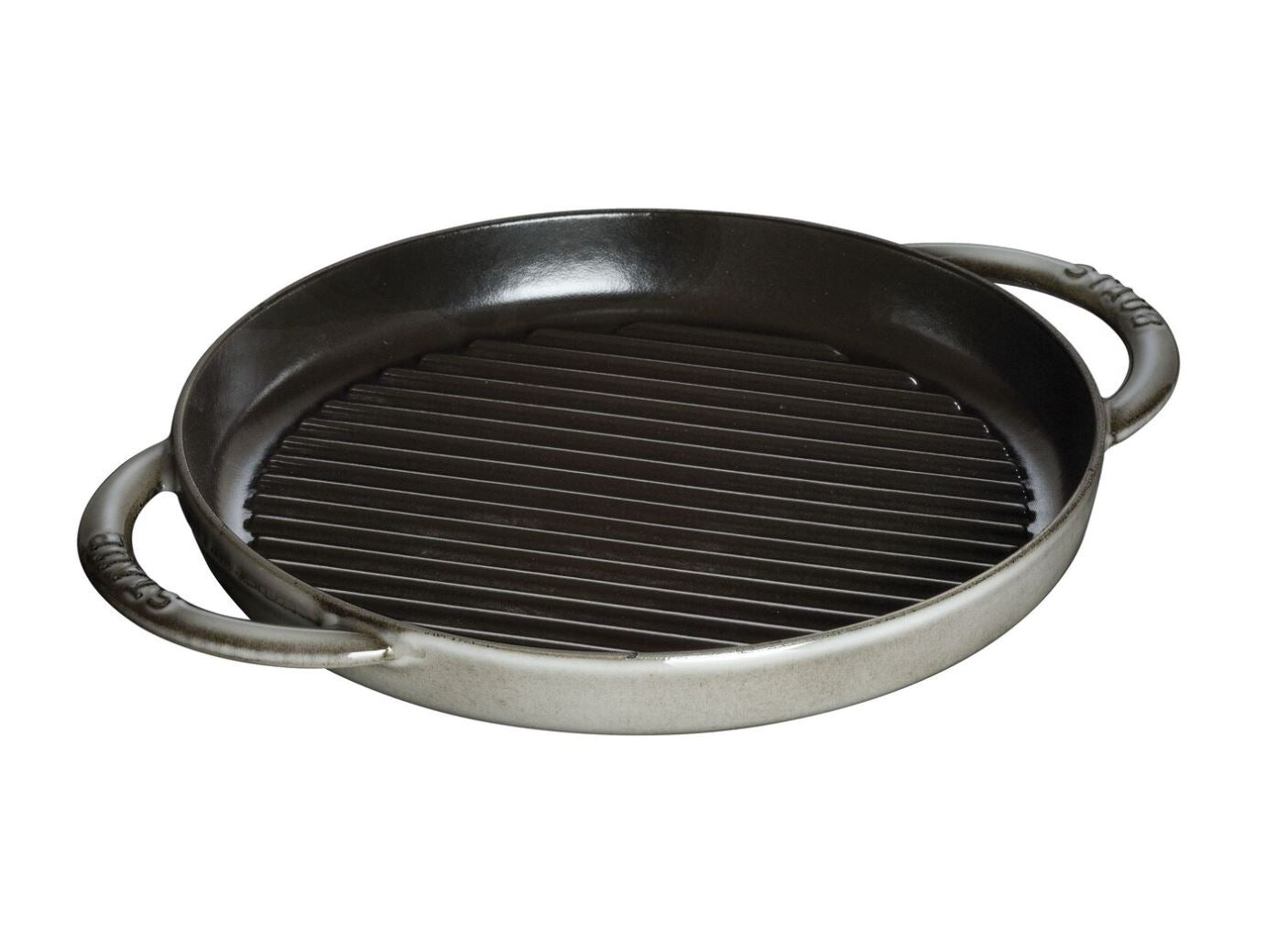 Staub Cast-Iron Double Burner Griddle Pan