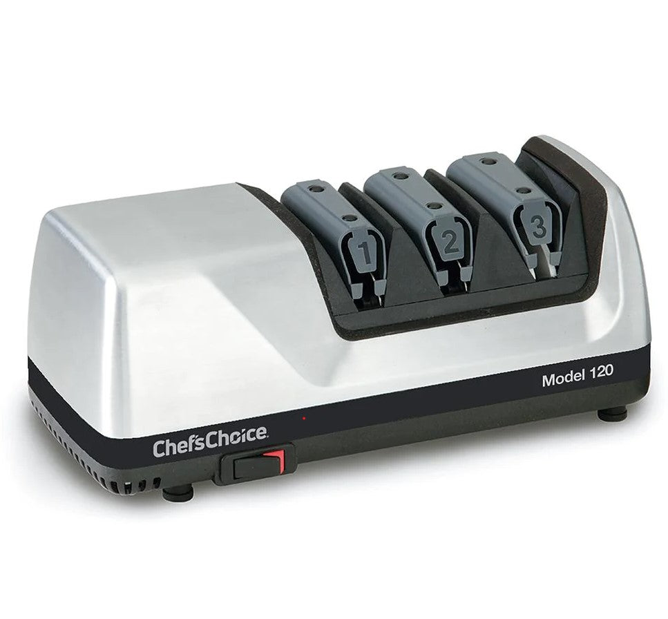 Chef's Choice Model 120 3-Stage Professional Electric Knife Sharpener, –  Good Kinsmen