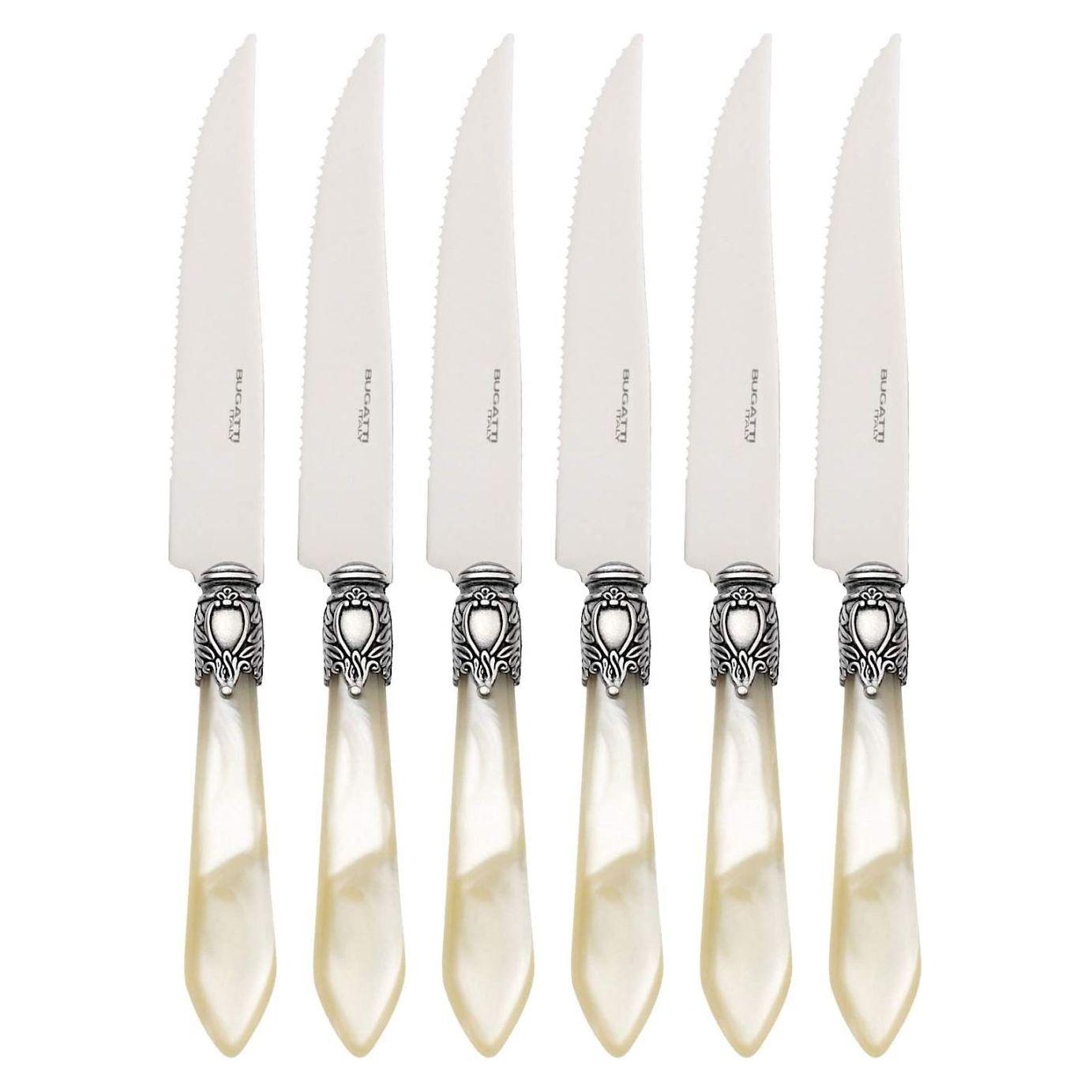 Oxford Antique Steak Knives Set - Ivory