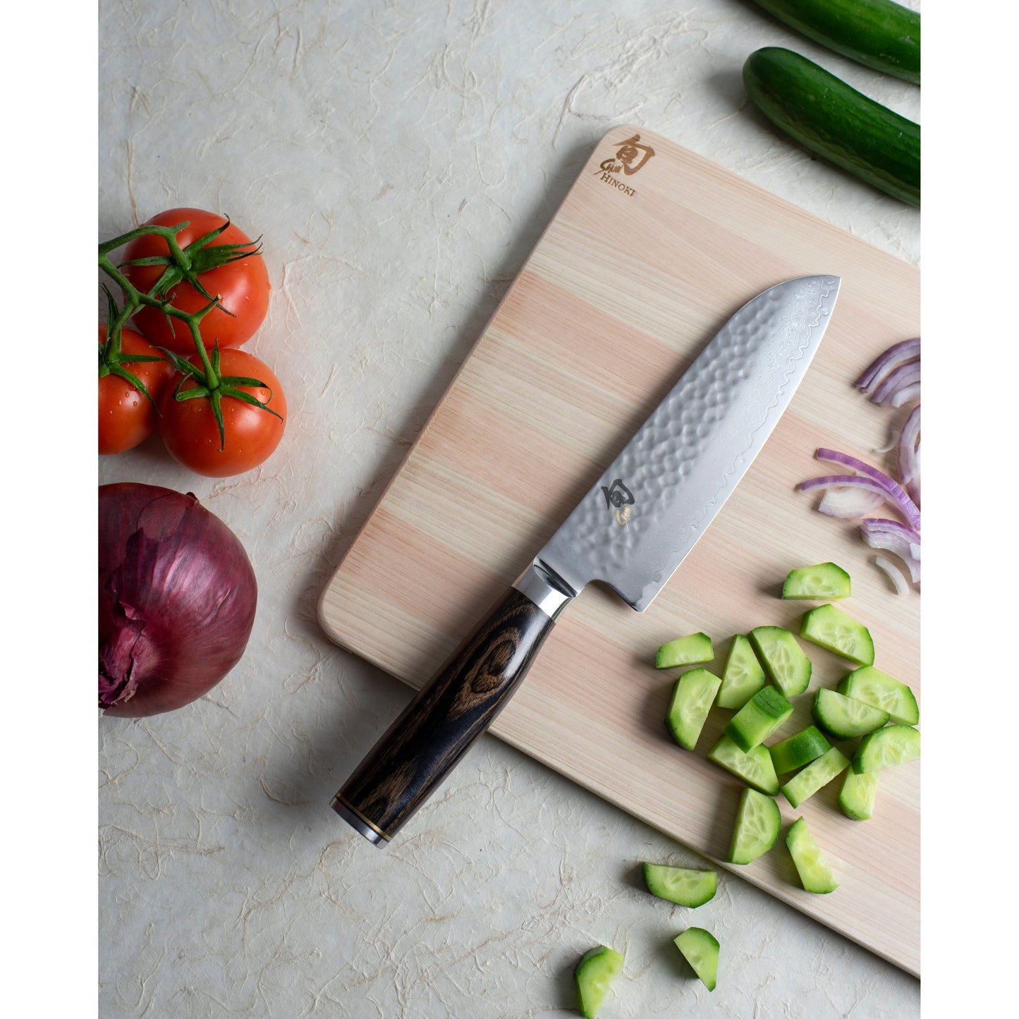 Premier Walnut - 7" Santoku