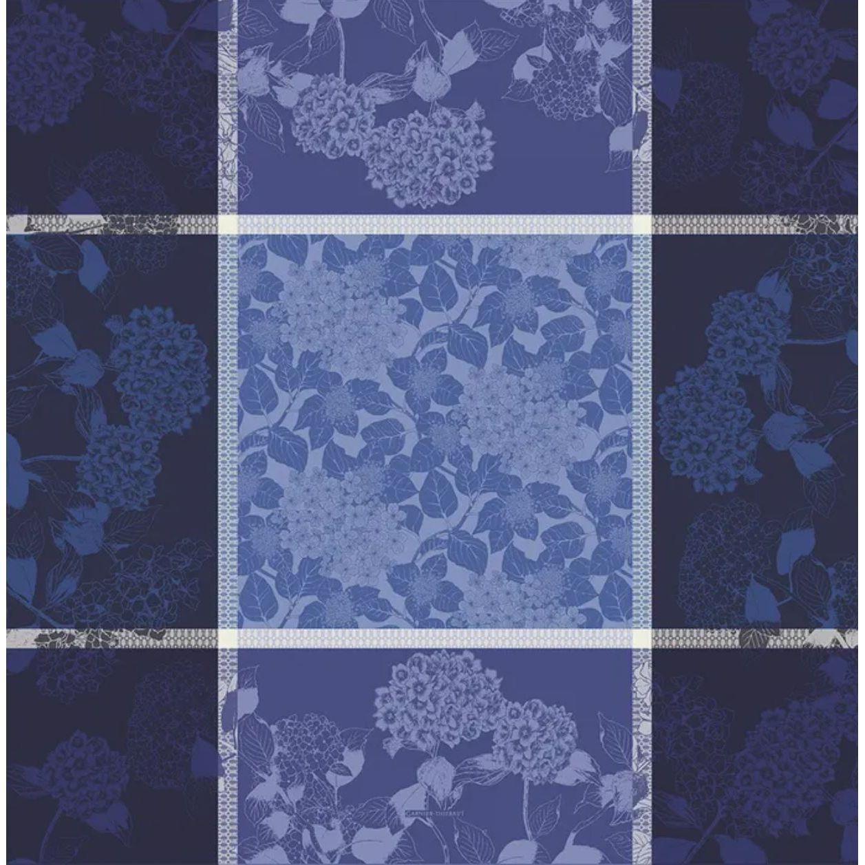 Tablecloth Hortensias Bleu