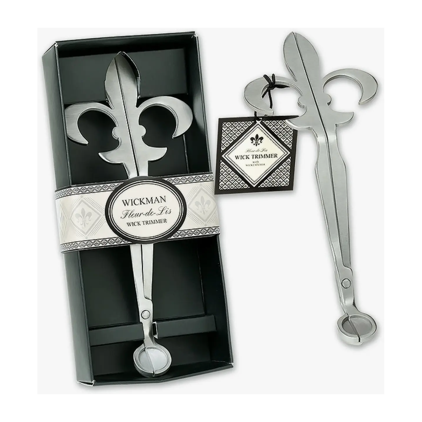 Fleur De Lis Wick Trimmer Gift Box
