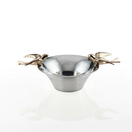 Dove Bowls Small - Silver and Gold