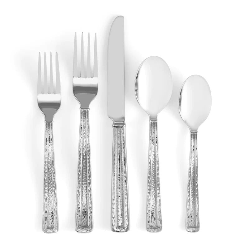 Hammertone - 5-Piece Flatware Set