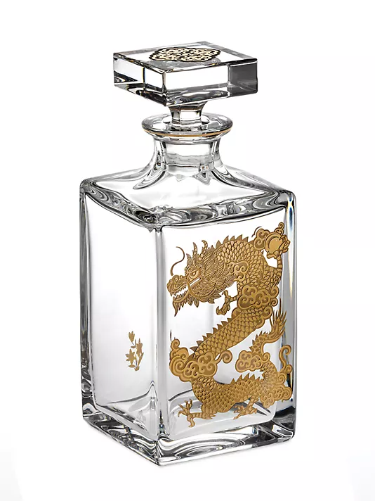 Golden Year of the Dragon Whiskey Decanter