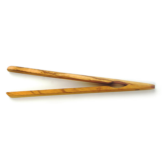 Olive Wood Toast Tongs