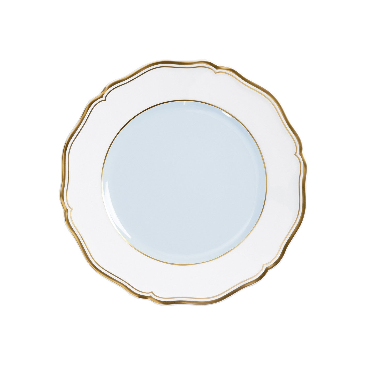 MAZURKA OR BLUE-GRAY DESSERT PLATE - 8.7"
