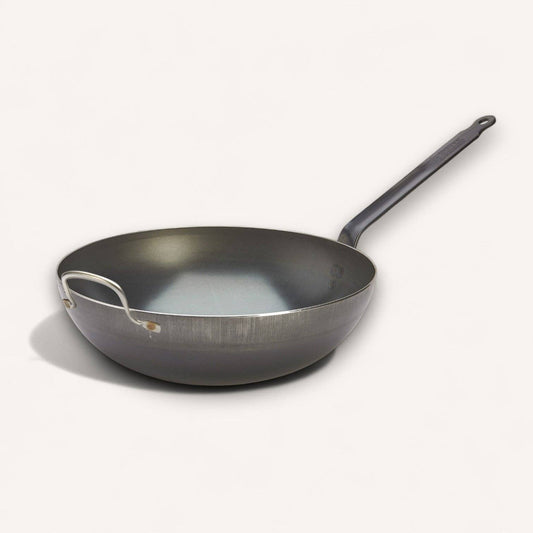 Blue Carbon Steel Wok