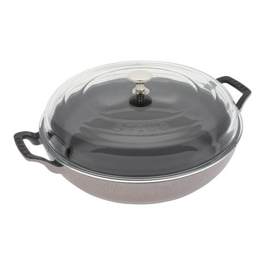 12 inch Braiser with Glass Lid